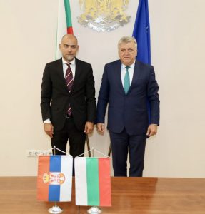 Министър Манол Генов се срещна с посланика на Сърбия Н. Пр. Милан Равич