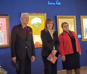 Благородна Здравкова присъства на откриването на изложба на големия български художник Емил Стойчев