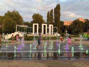 Фонтанът в парк „Възраждане“ отново работи