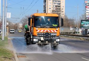 Миенето на улиците в Пловдив се извършва по график